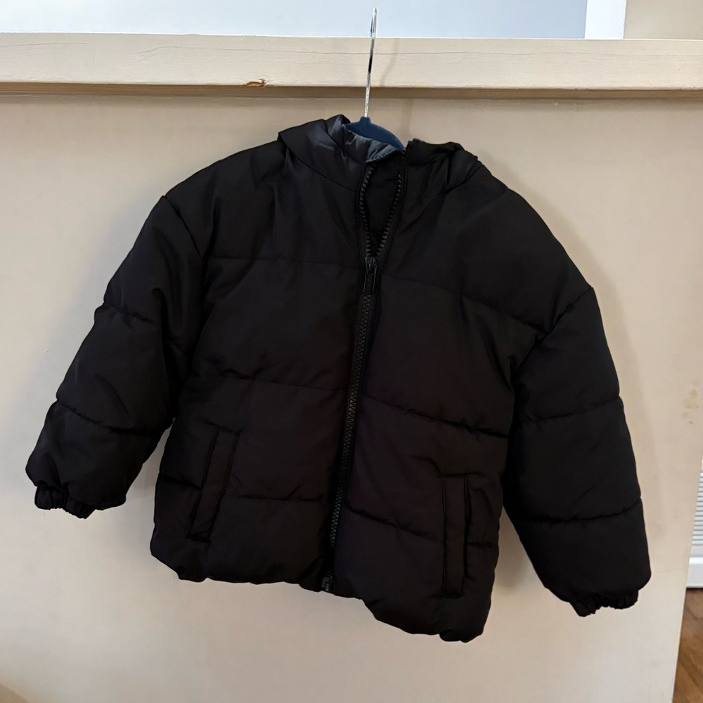 Old Navy Toddler Puffer Black Jacket